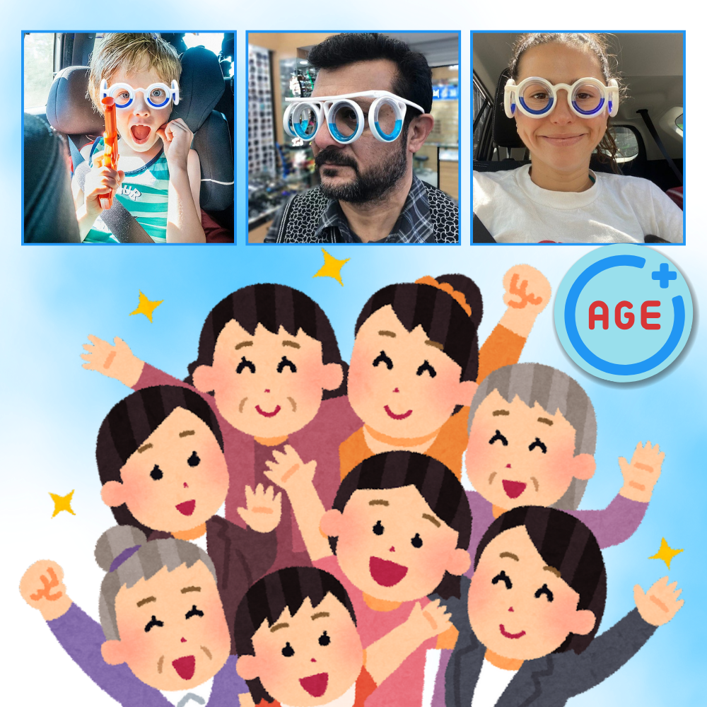 Lunettes anti mal des transports à ajustement universel - Ozerty