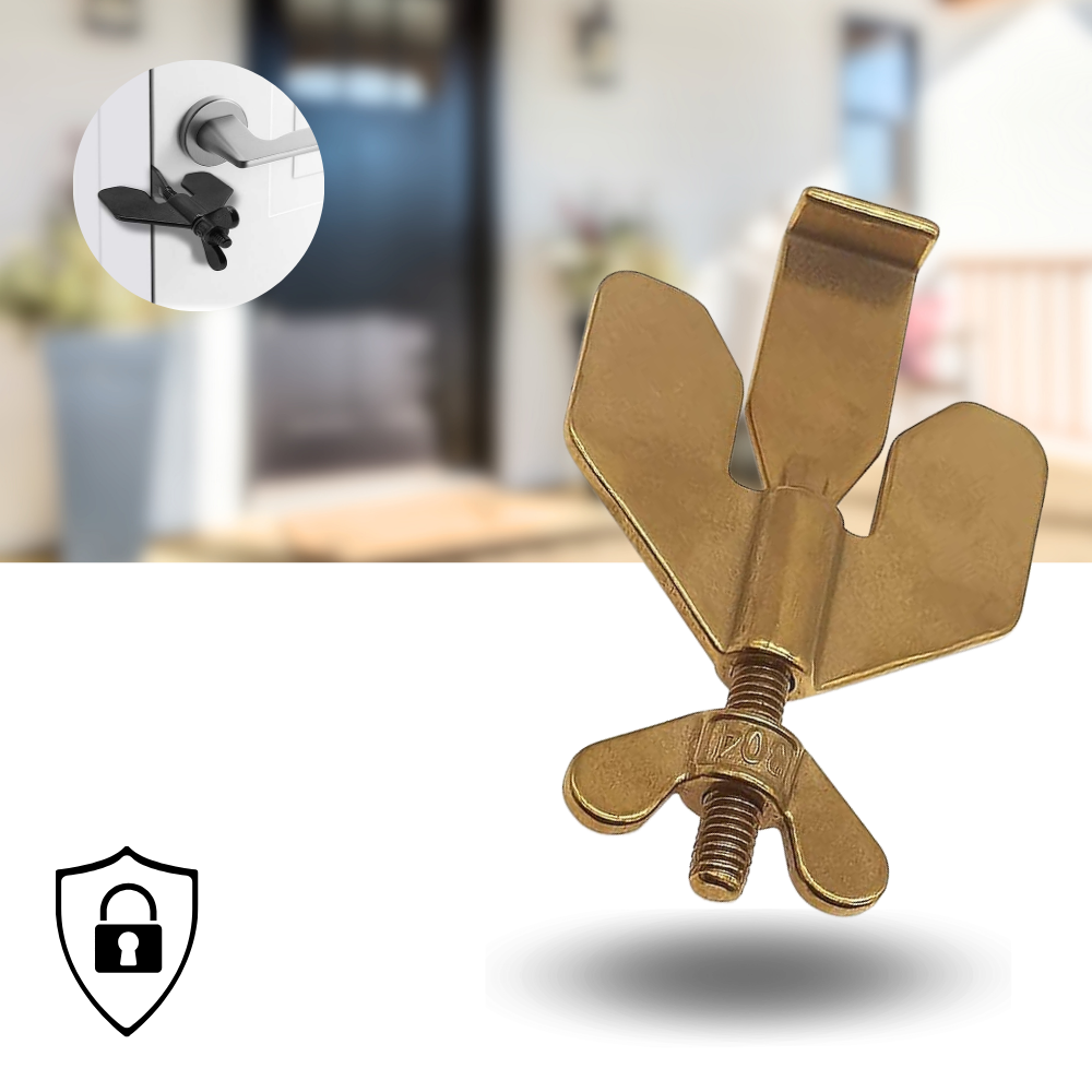 Serrure de porte de voyage universelle sans perçage - Ozerty