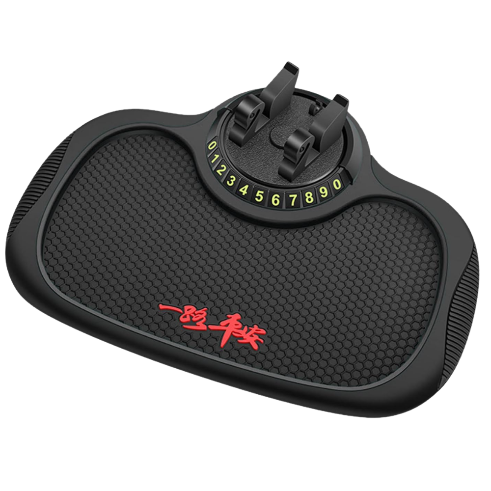 Anti-slip phone holder mat for cars