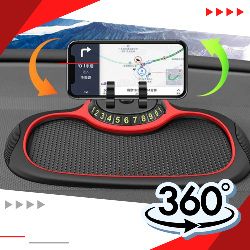 Tapis support antidérapant de téléphone pour voitures - Ozerty