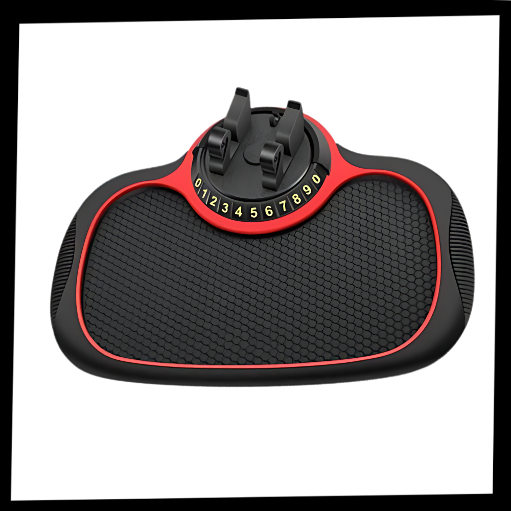 Anti-slip phone holder mat for cars