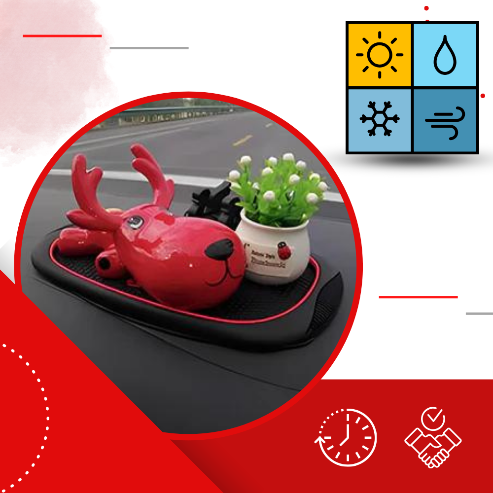 Tapis support antidérapant de téléphone pour voitures - Ozerty