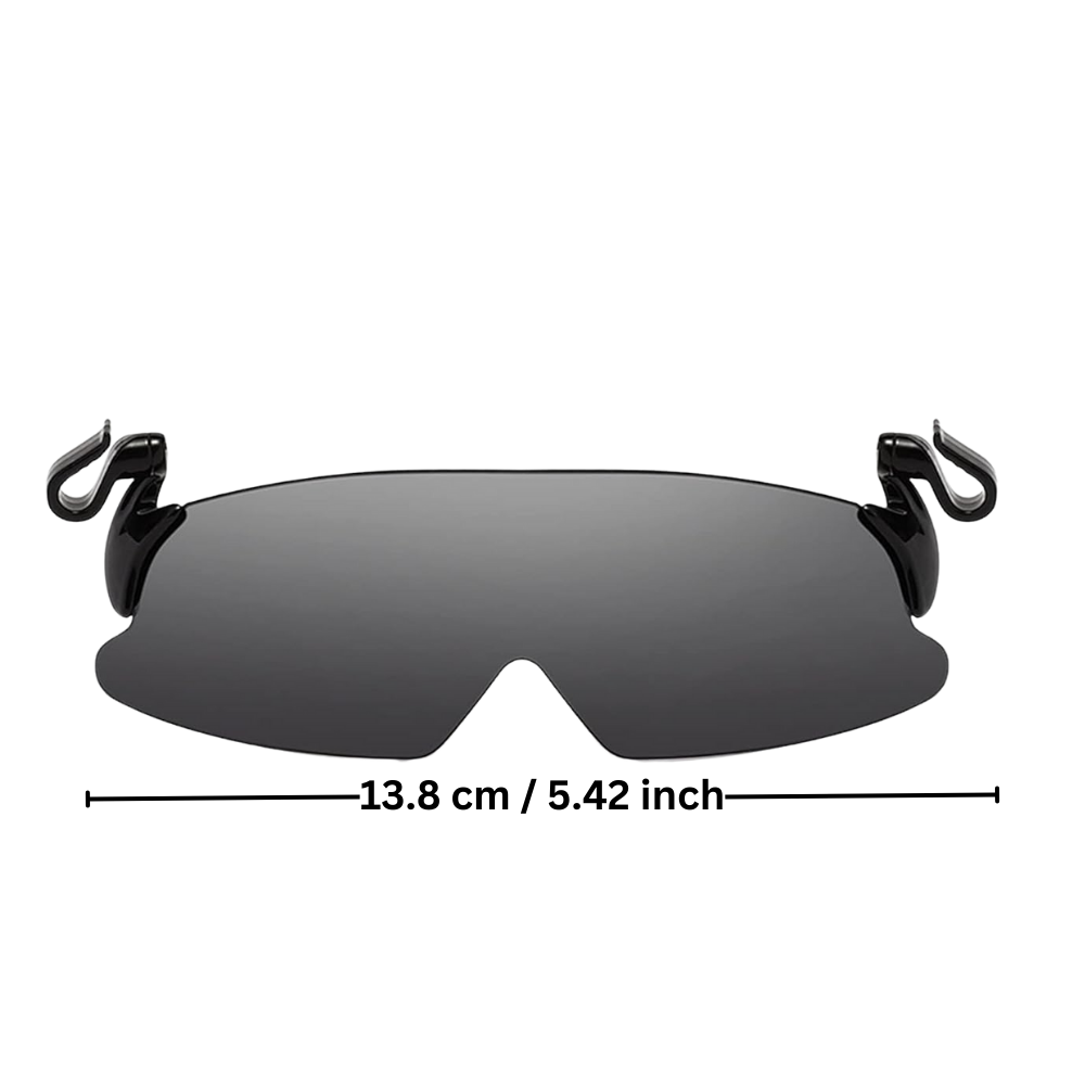 Lunettes de soleil à clips polarisées avec protection UV
 - Ozerty