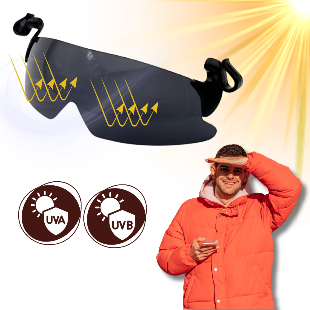 Lunettes de soleil à clips polarisées avec protection UV
 - Ozerty