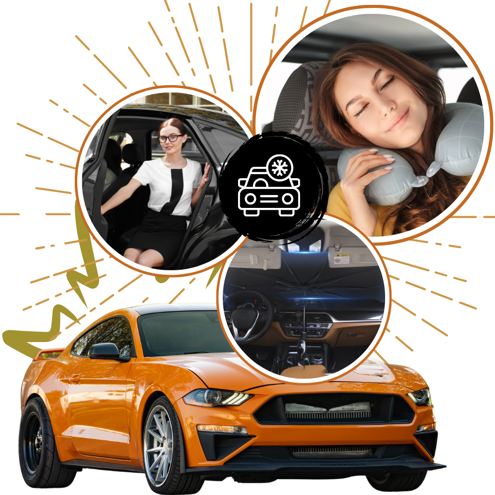 Parapluie pour pare-brise de voiture avec protection UV
 - Ozerty