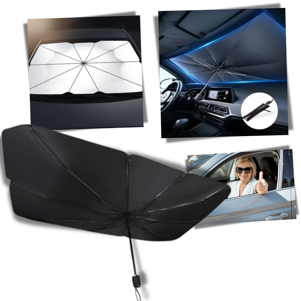 Parapluie pour pare-brise de voiture avec protection UV
 - Ozerty