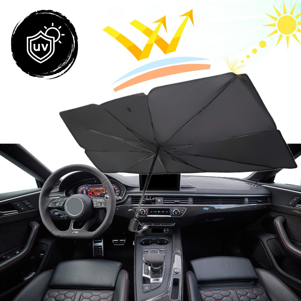 Parapluie pour pare-brise de voiture avec protection UV
 - Ozerty