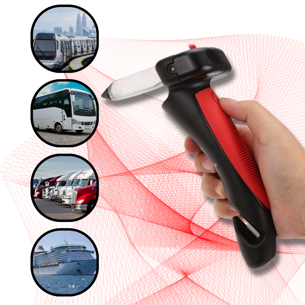 Marteau de secours polyvalent pour voiture - Ozerty