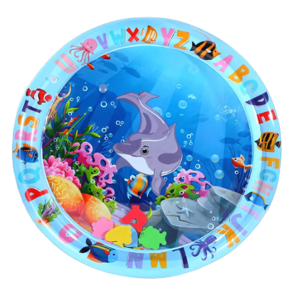 Tapis sensoriel d'eau pour animaux de compagnie
 -Rond - Ozerty