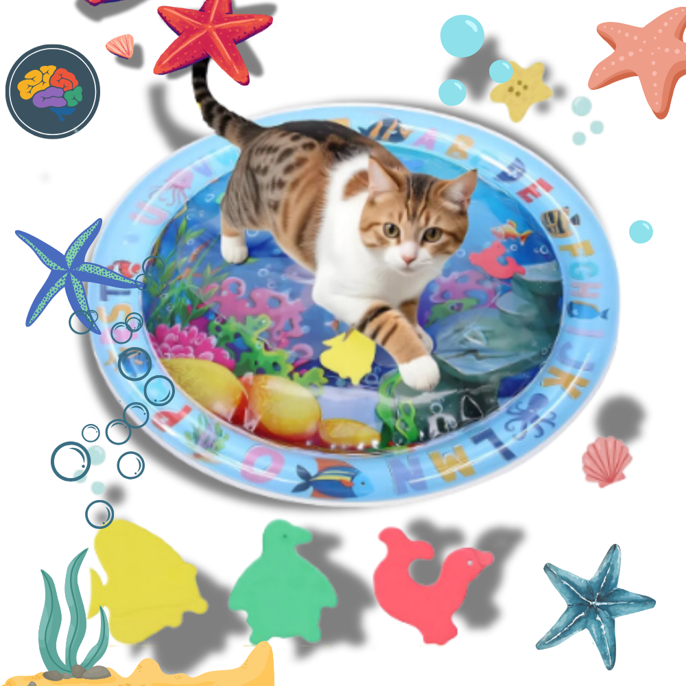 Tapis sensoriel d'eau pour animaux de compagnie
 - Ozerty