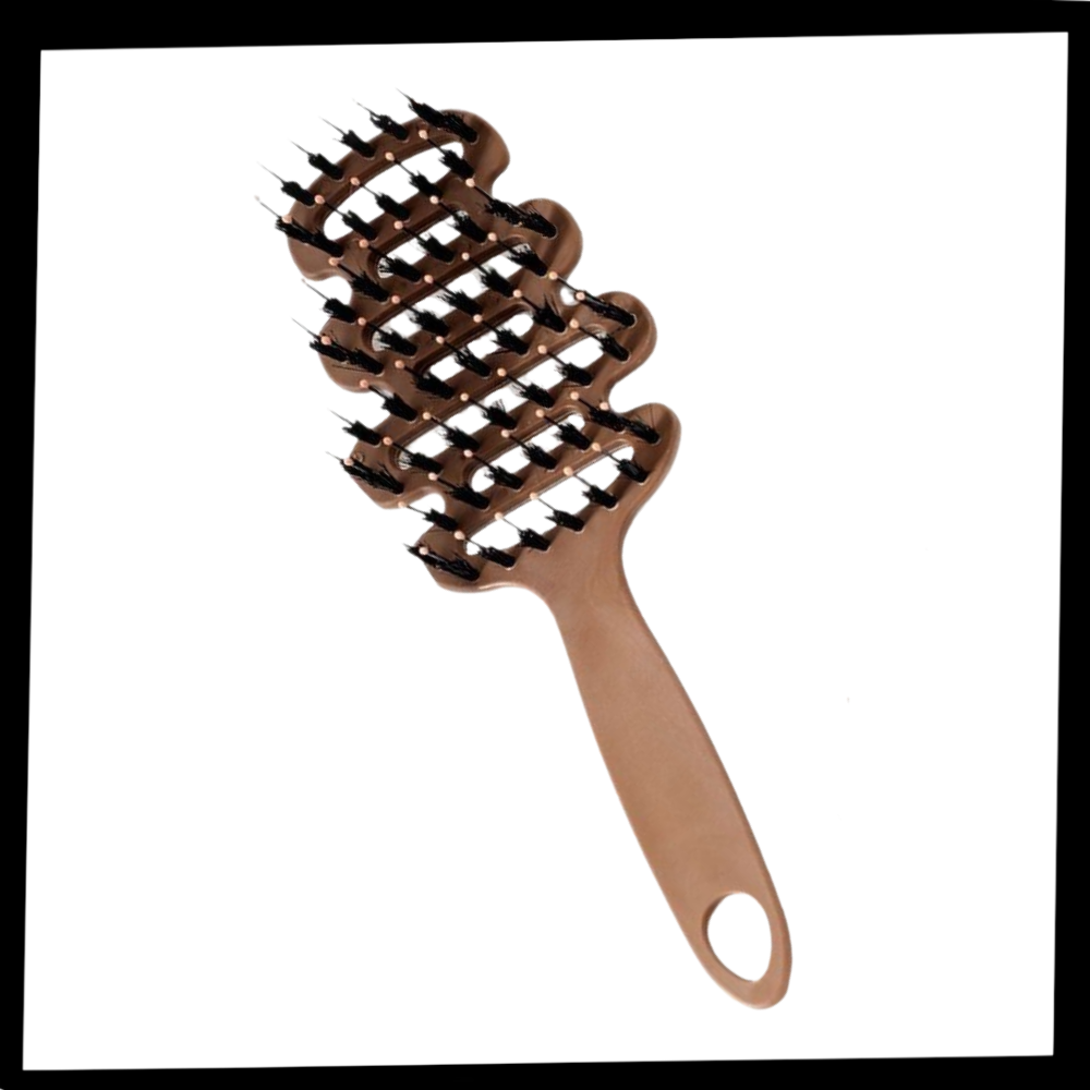 Brosse volumatrice en poils de sanglier - Ozerty