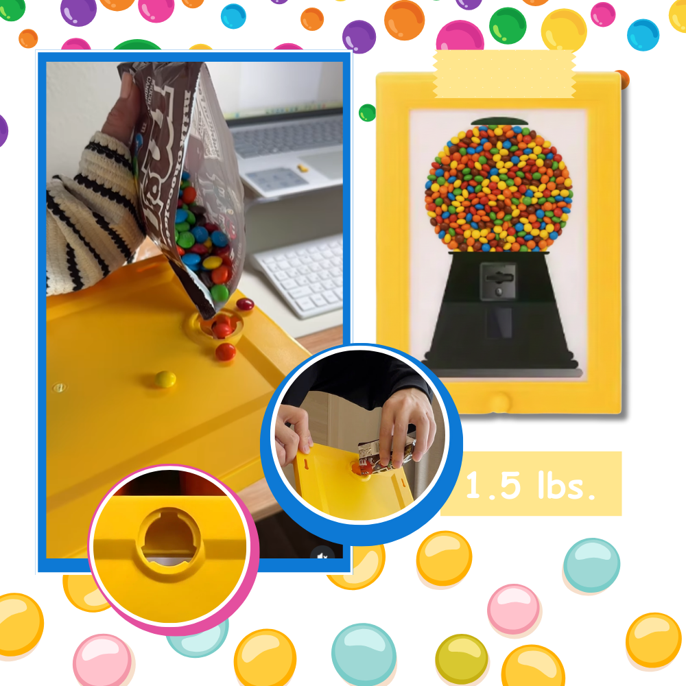 Distributeur de bonbons cadre mural - Ozerty