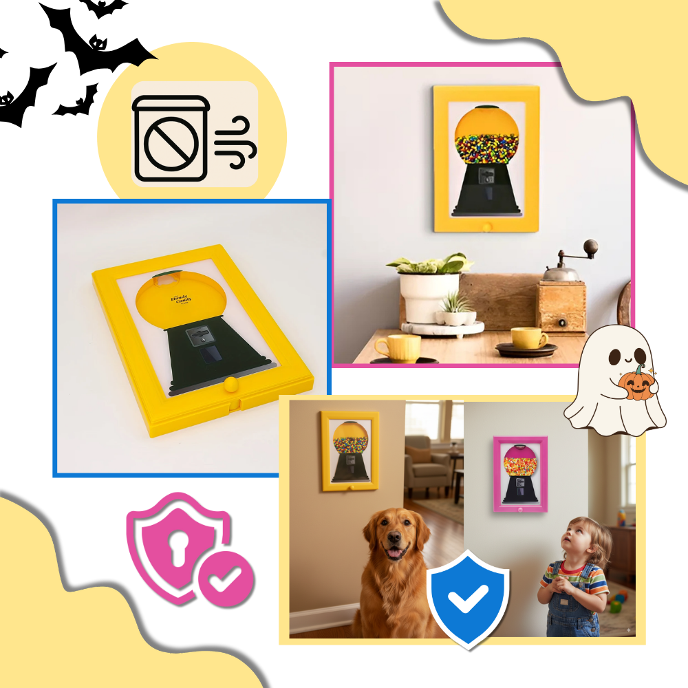 Distributeur de bonbons cadre mural - Ozerty