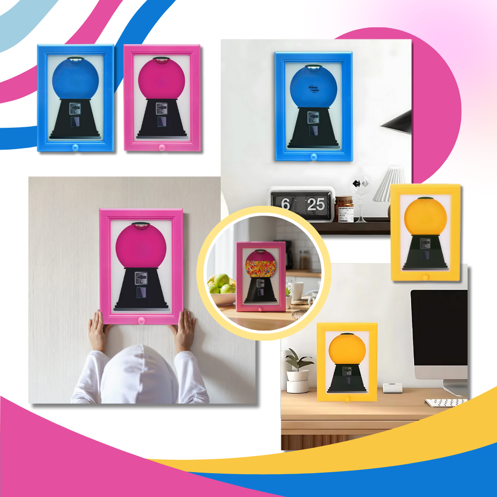 Distributeur de bonbons cadre mural - Ozerty