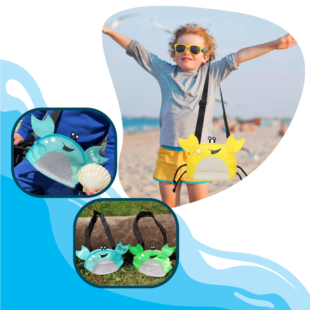 Sac de plage imperméable pour enfant en forme de crabe
- Ozerty