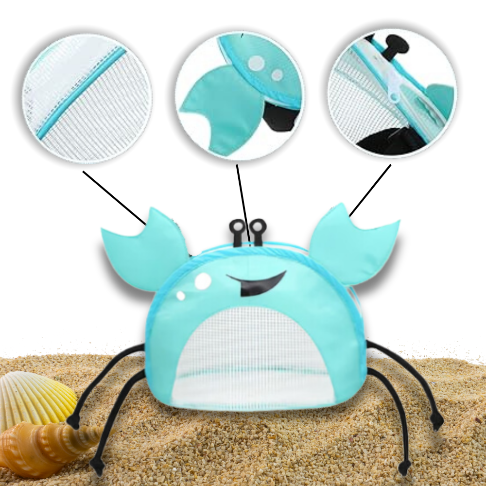Sac de plage imperméable pour enfant en forme de crabe
- Ozerty