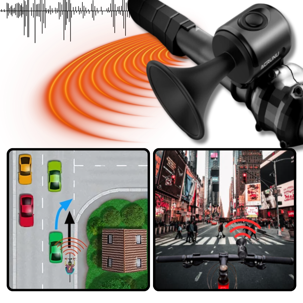 Klaxon de vélo électrique bruyant et étanche
- Ozerty