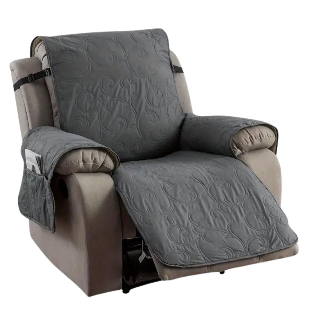 Housse de fauteuil inclinable imperméable
-Gris foncé - Ozerty