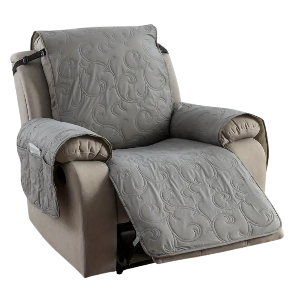 Housse de fauteuil inclinable imperméable
-Gris clair - Ozerty