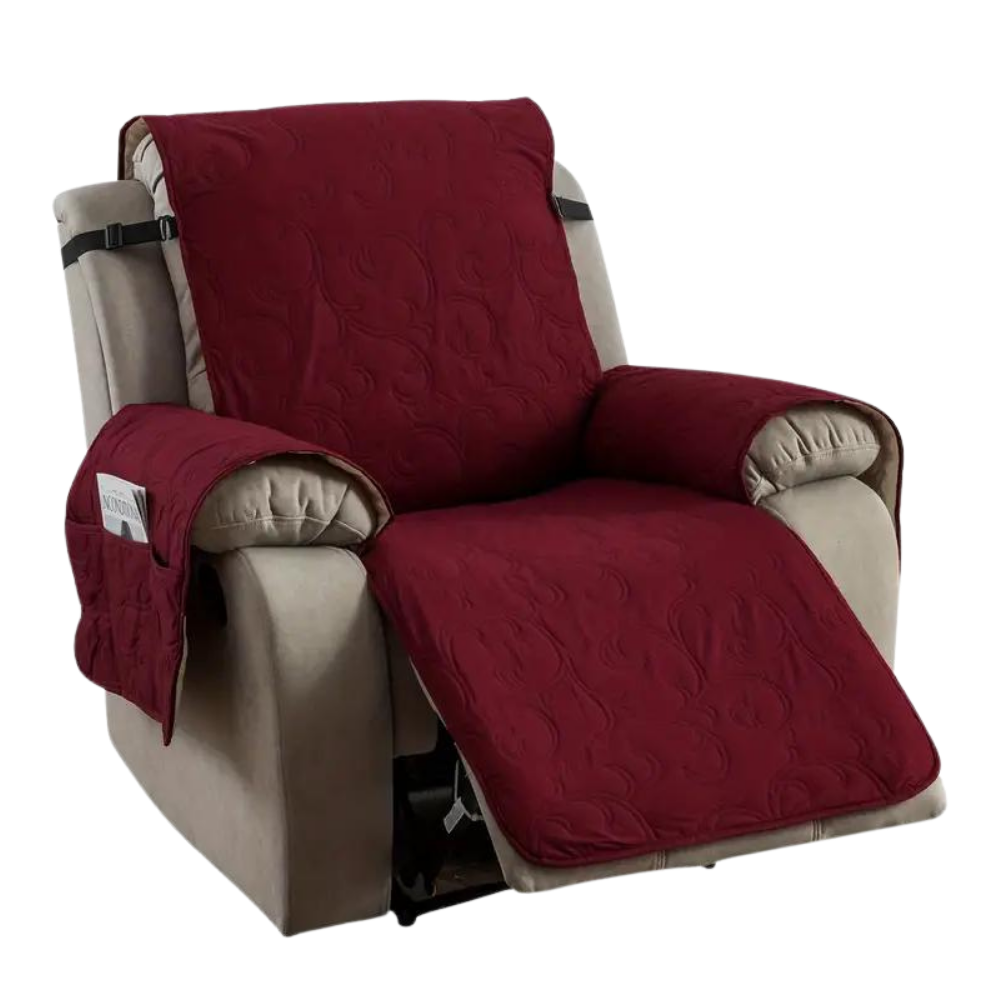 Housse de fauteuil inclinable imperméable
-Vin rouge - Ozerty