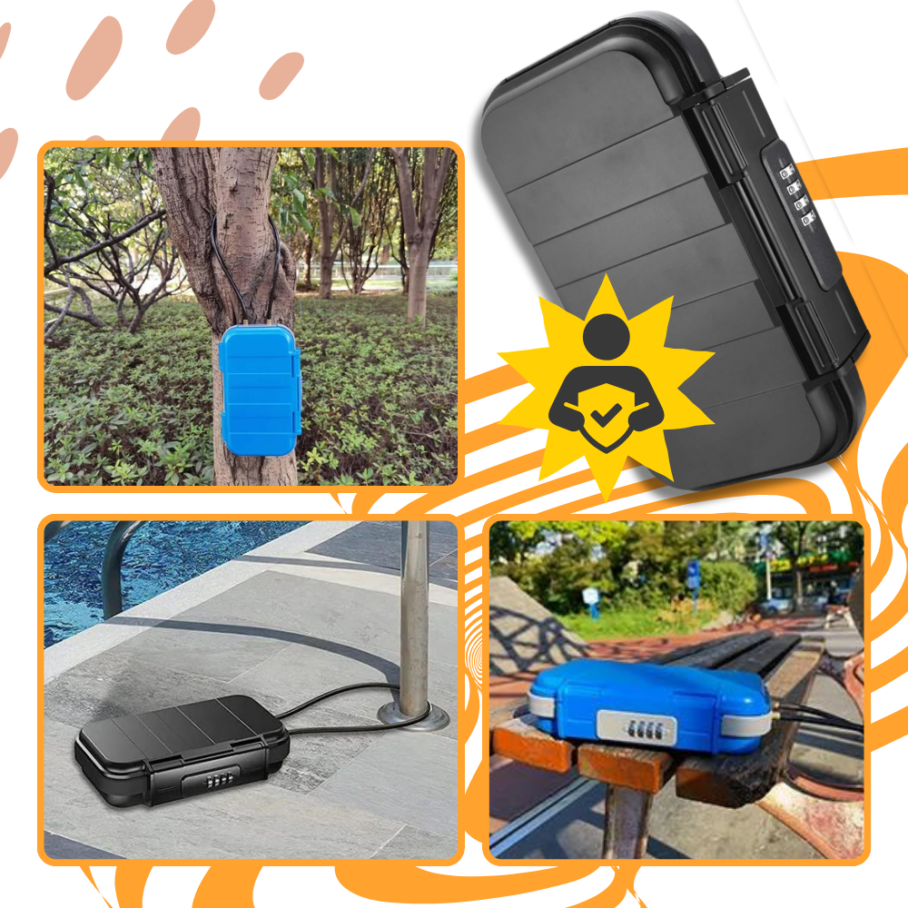 Petite boîte de rangement étanche et verrouillable - Ozerty