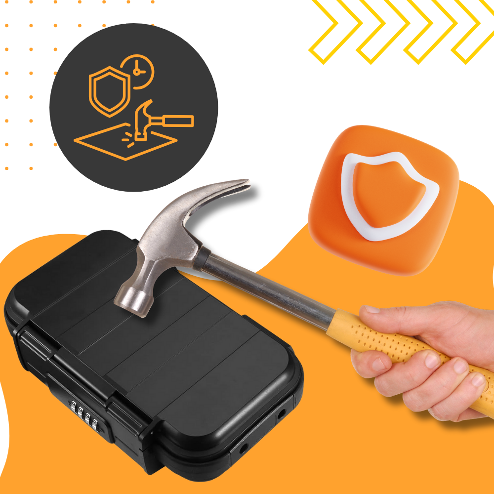 Petite boîte de rangement étanche et verrouillable - Ozerty