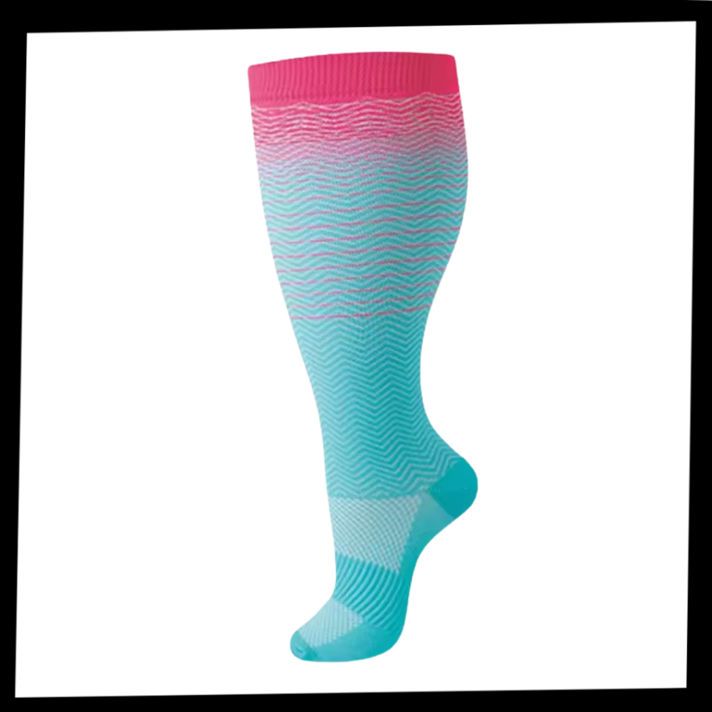 Chaussettes de compression larges et respirantes - Ozerty