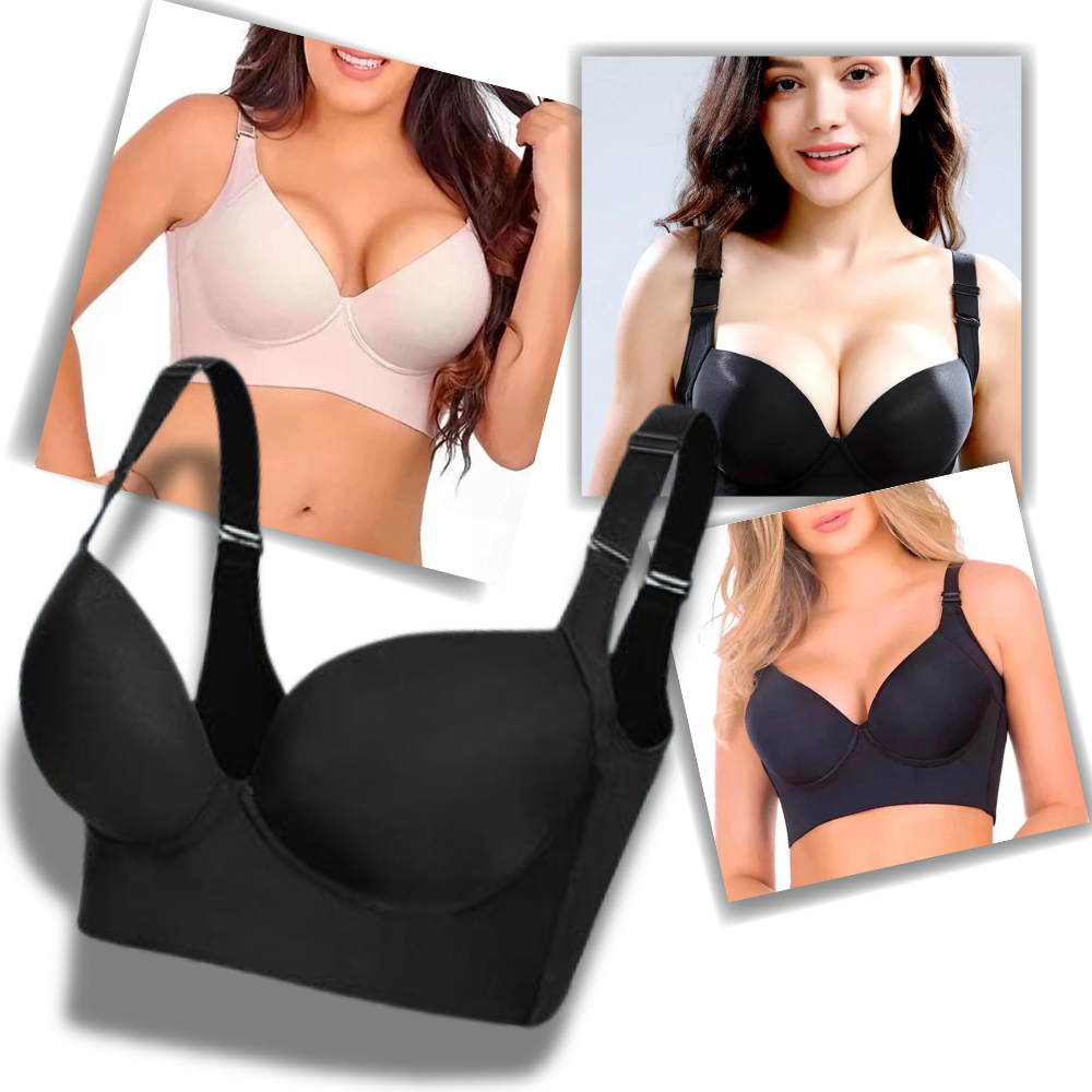 Soutien-gorge Push-Up à grandes ailes intégrées
 - Ozerty