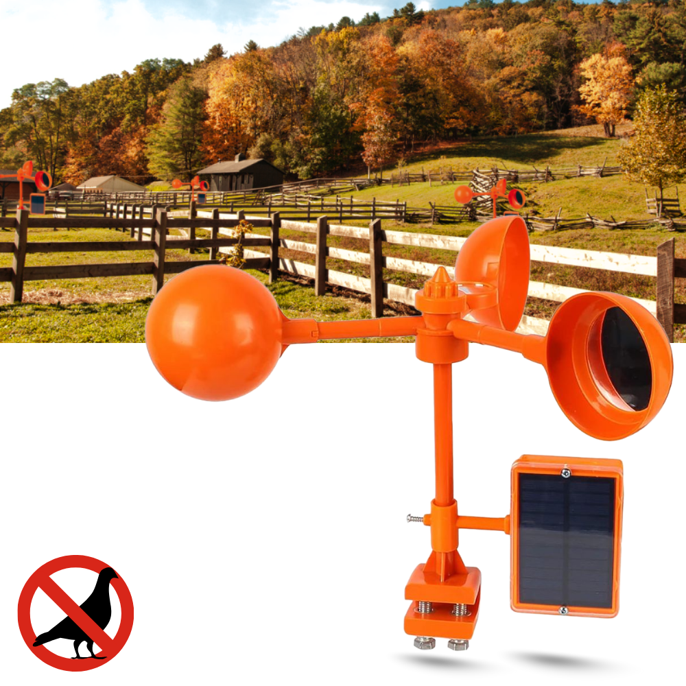 Répulsif d'oiseaux à système rotatif éolien  - Ozerty