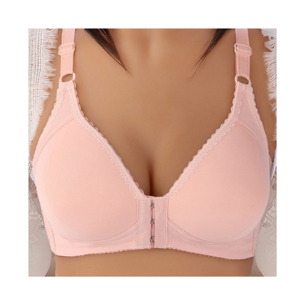 Soutien-gorge push-up grande taille sans fil
-Rose clair Soft Touch - Ozerty