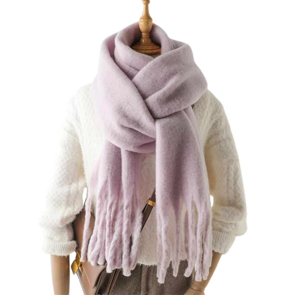 Echarpe cozy pour femmes -Violet clair - Ozerty
