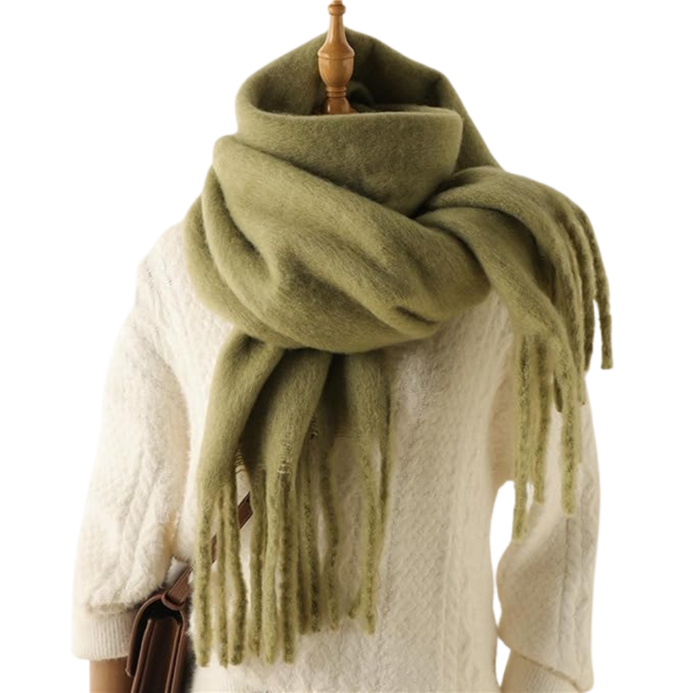 Echarpe cozy pour femmes -Vert militaire - Ozerty