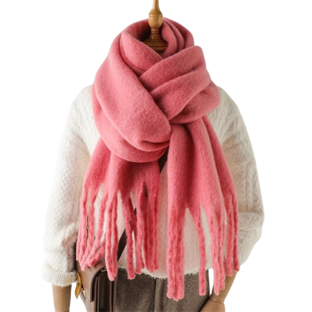 Echarpe cozy pour femmes -Rose pâle - Ozerty