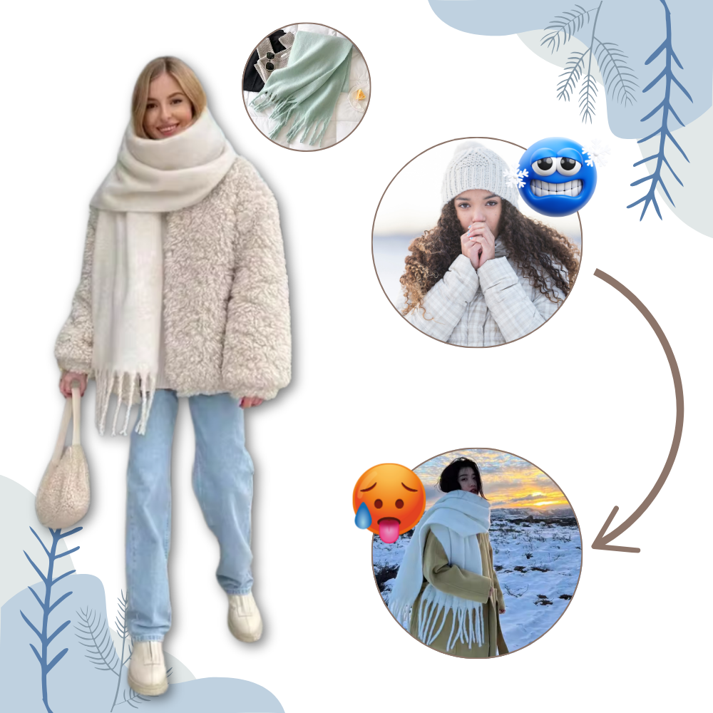 Echarpe cozy pour femmes - Ozerty