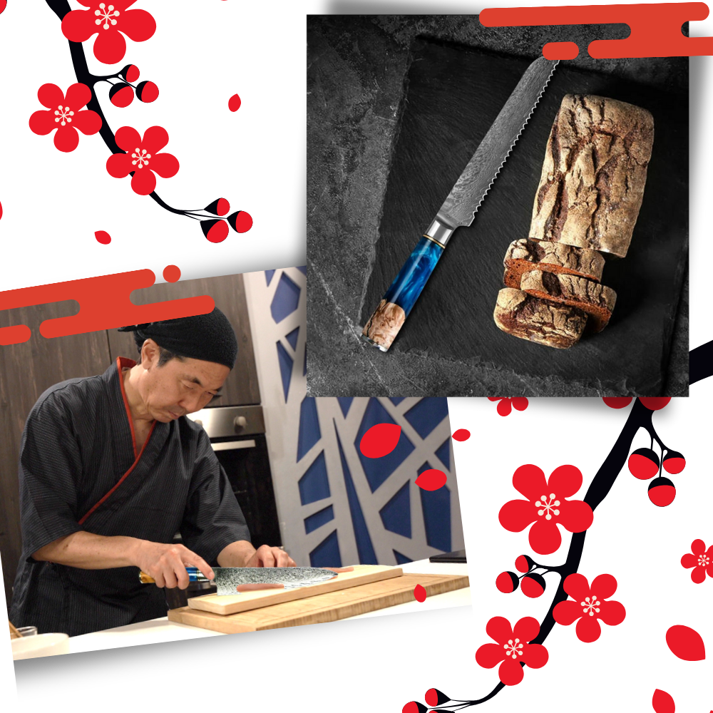 Couteaux japonais de la série Yellow Sea
- Ozerty