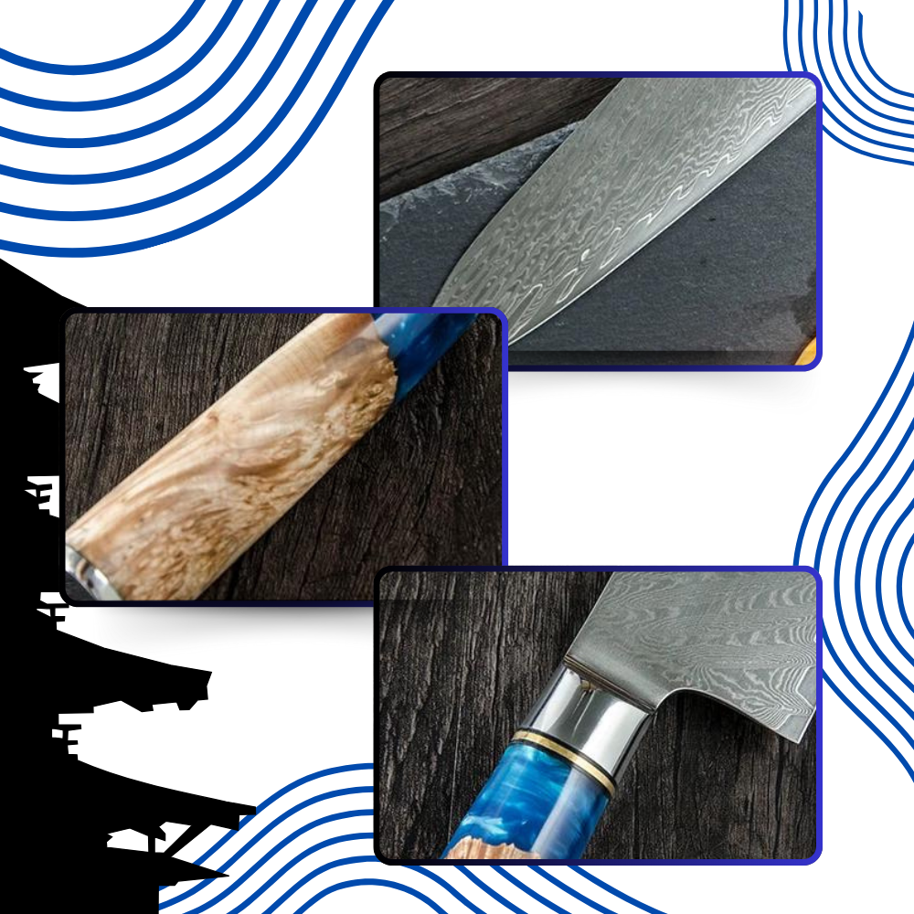 Couteaux japonais de la série Yellow Sea
- Ozerty