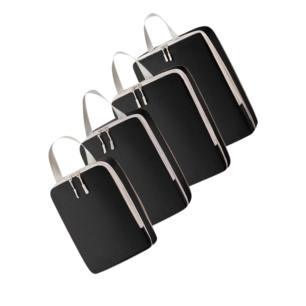 Sac de compression organisateur de bagages -Noir - Ozerty
