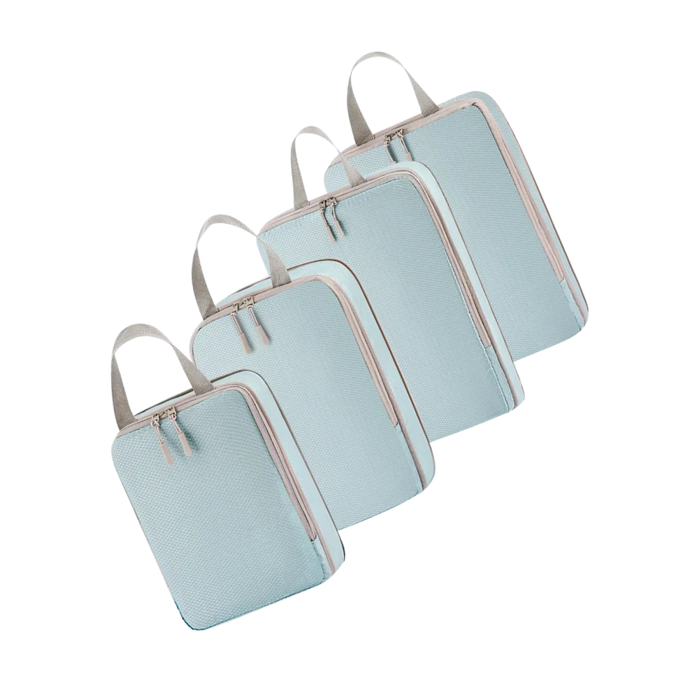 Sac de compression organisateur de bagages -Bleu - Ozerty
