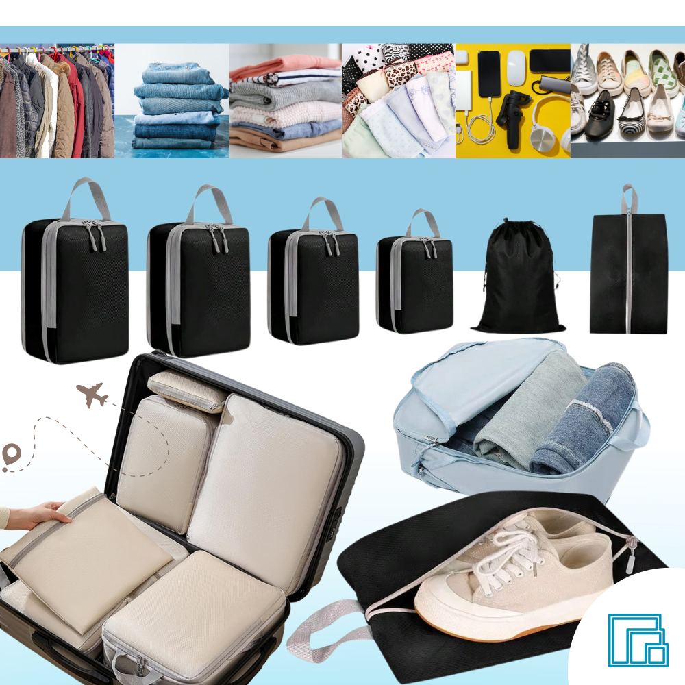 Sac de compression organisateur de bagages - Ozerty