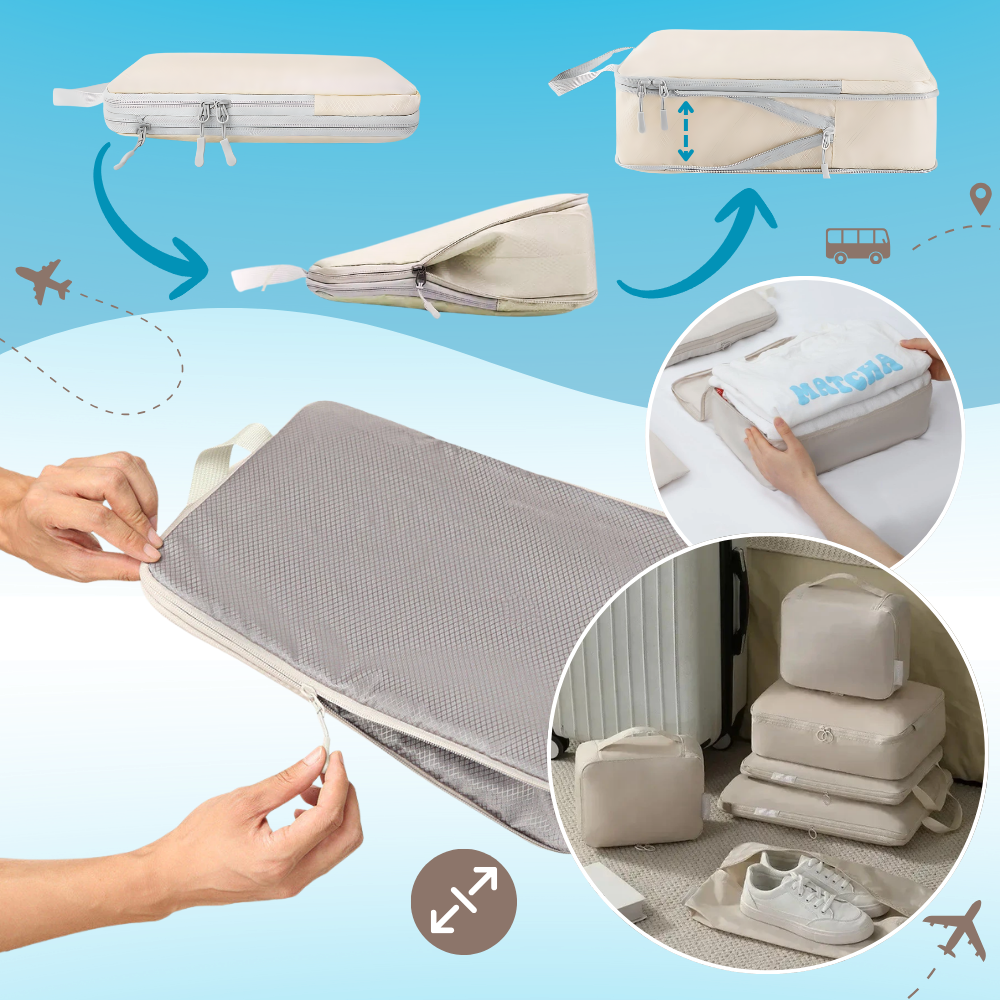 Sac de compression organisateur de bagages - Ozerty