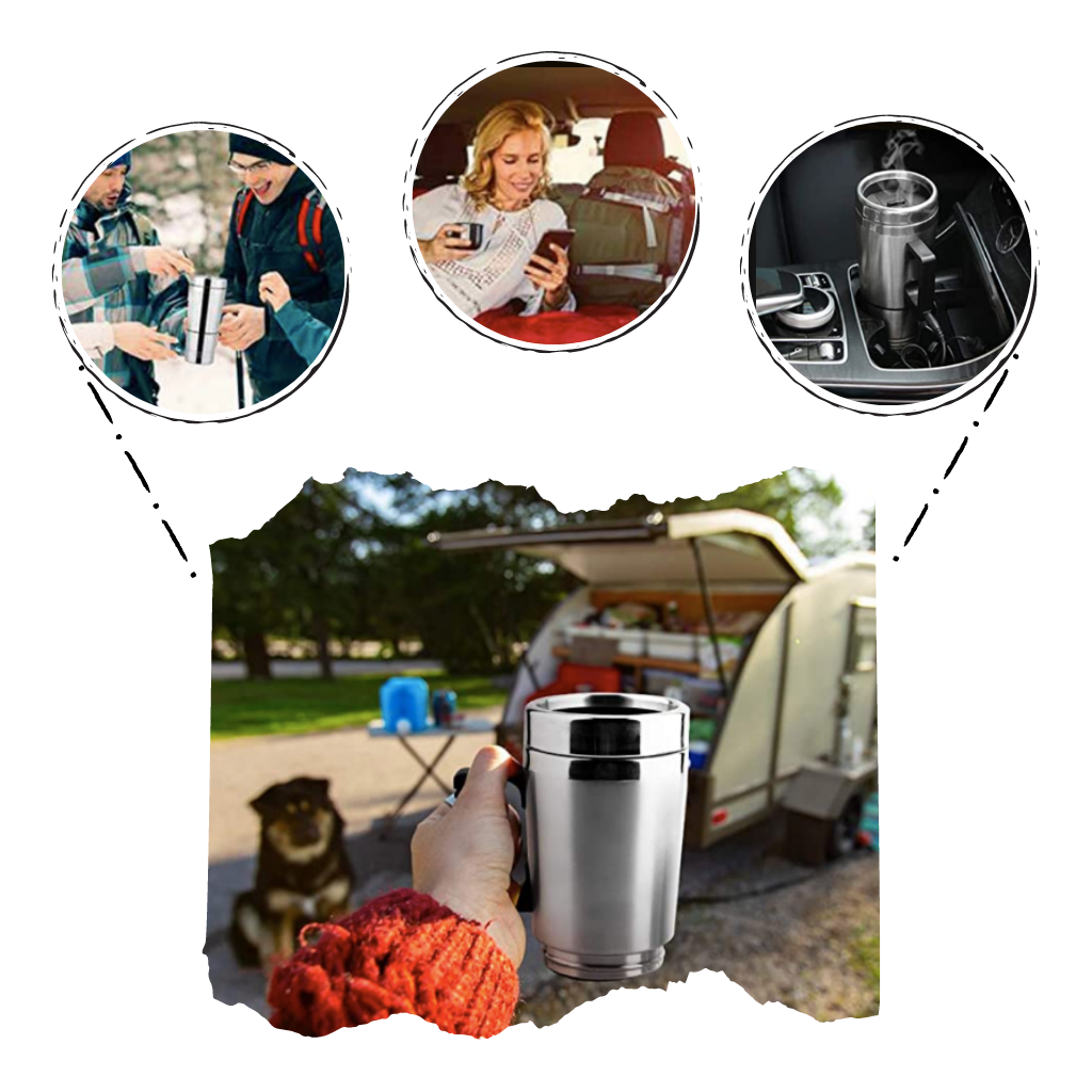 Tasse bouilloire de 300ml pour voiture - Ozerty