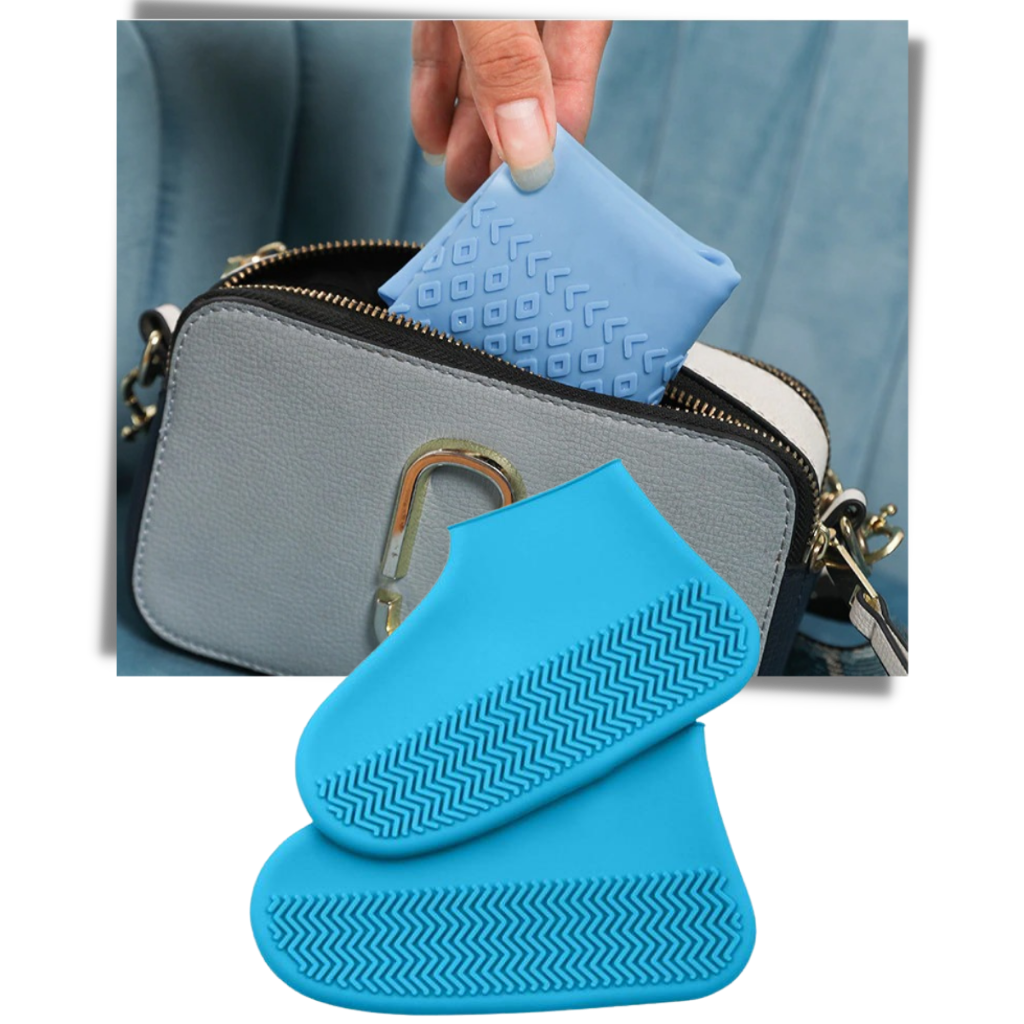 1 Paire de couvre-chaussures imperméables en silicone  - Ozerty