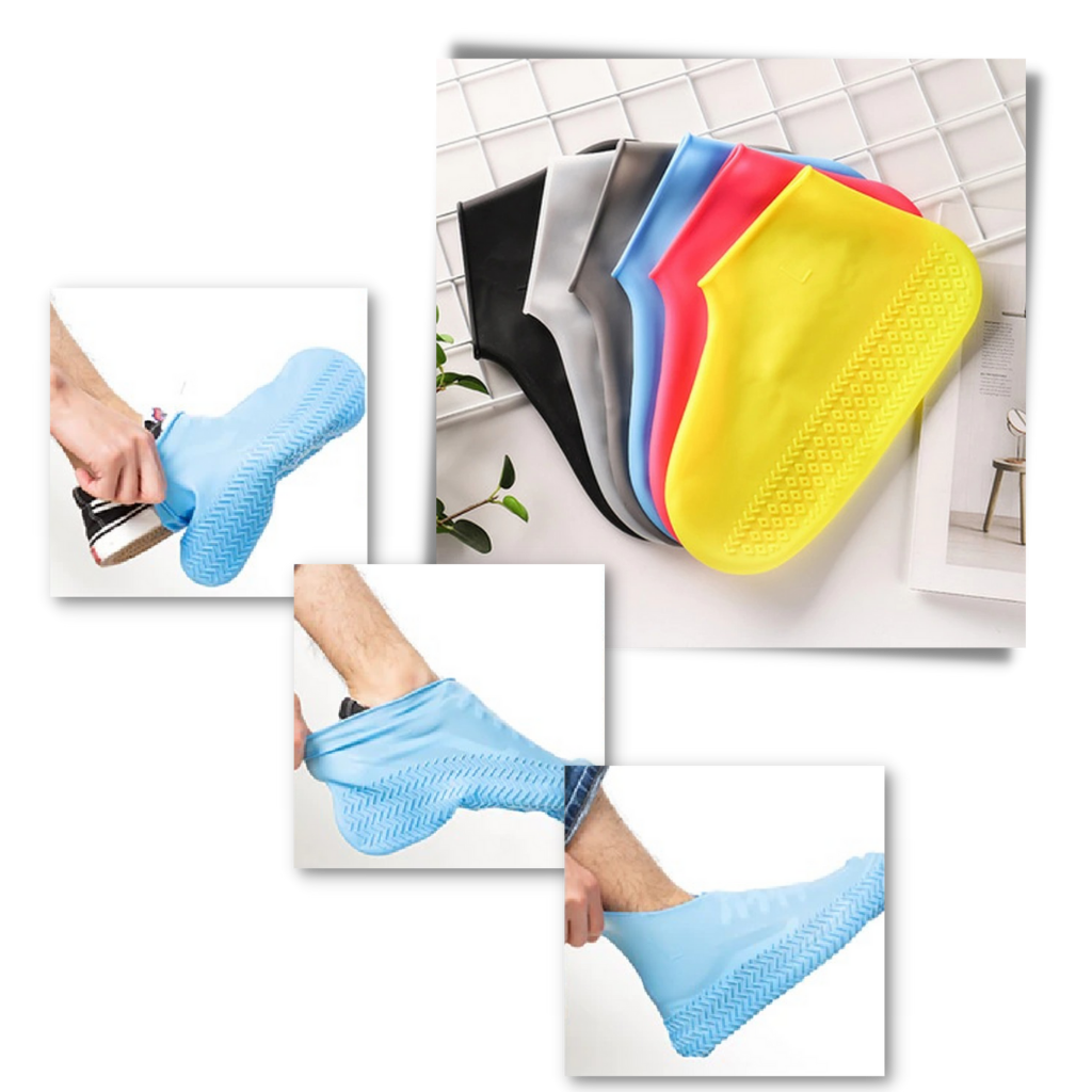 1 Paire de couvre-chaussures imperméables en silicone  - Ozerty