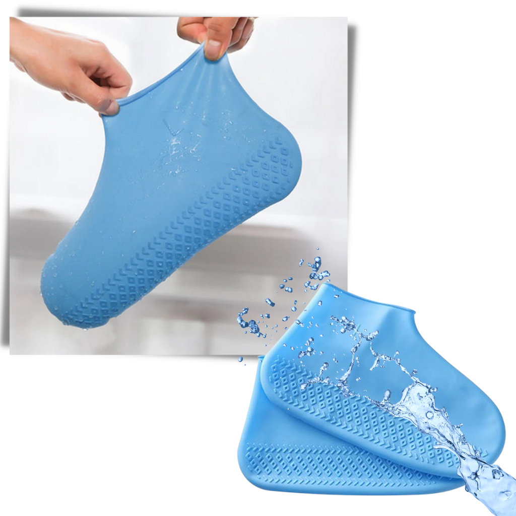 1 Paire de couvre-chaussures imperméables en silicone  - Ozerty