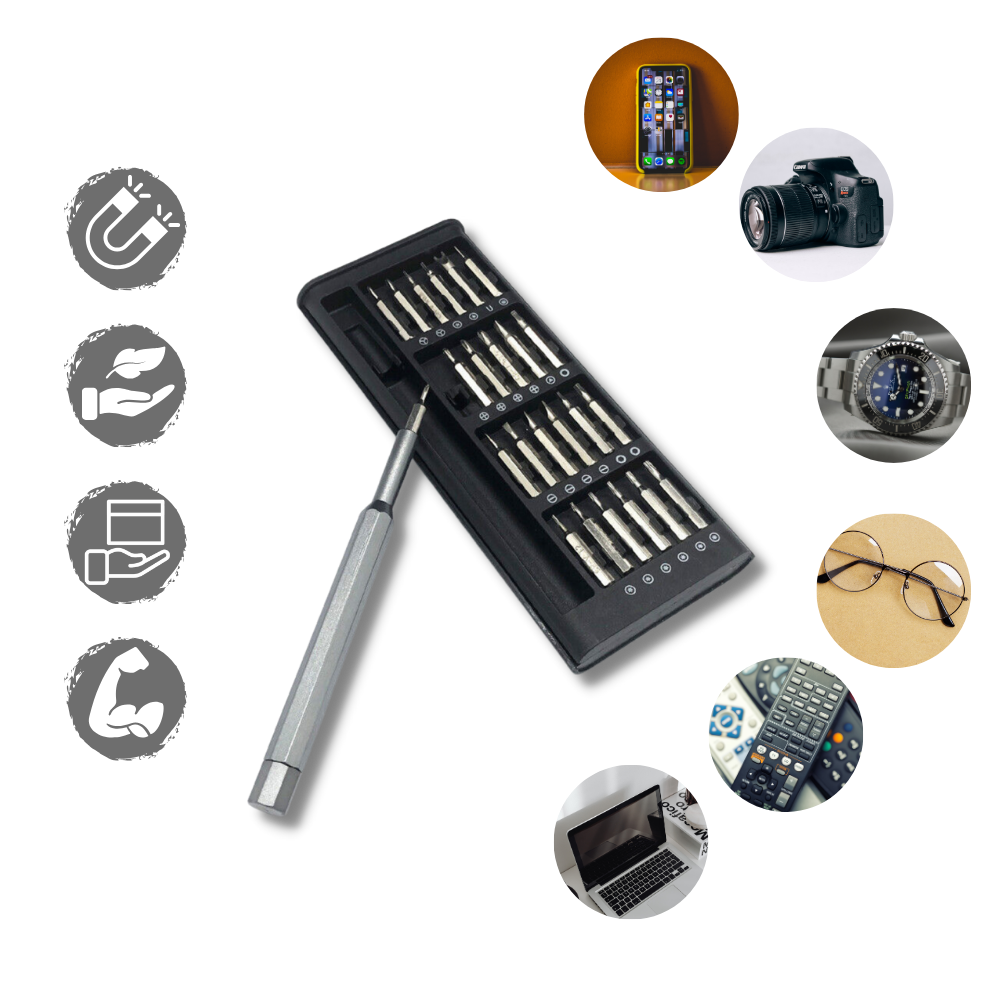 Jeu de tournevis de précision 24 en 1
 - Ozerty