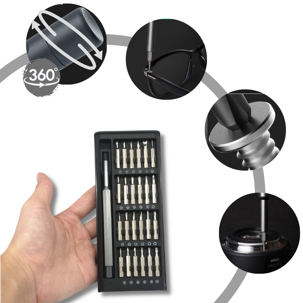 Jeu de tournevis de précision 24 en 1
 - Ozerty