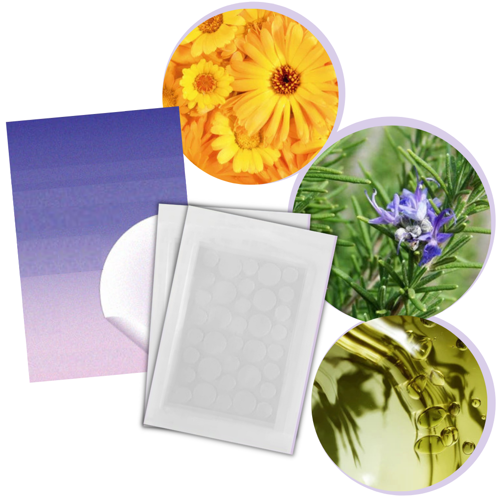 Pack de 36 patchs invisibles contre l'acné - Ozerty