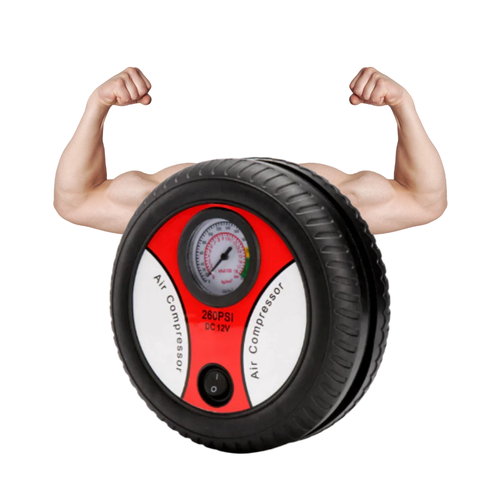 Compresseur d'air portable pour pneus de voiture - Ozerty