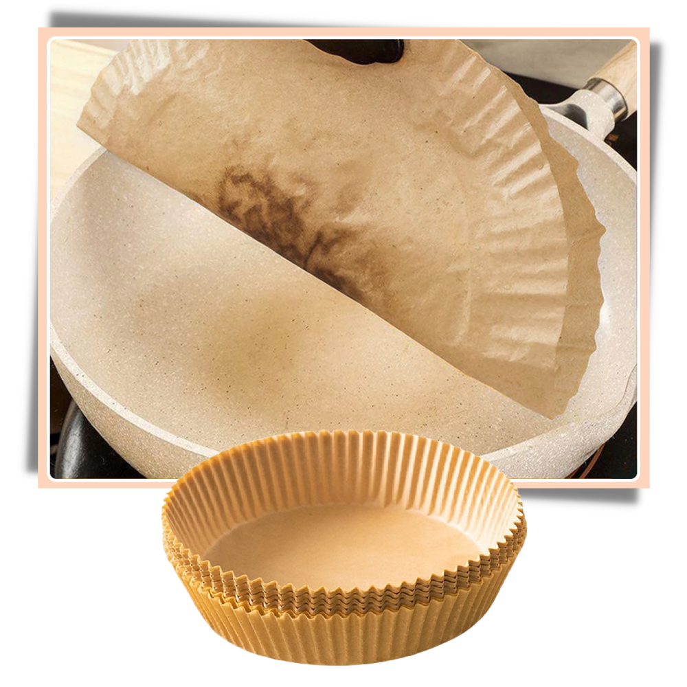 Pack de revêtements en papier jetables pour friteuse - Ozerty