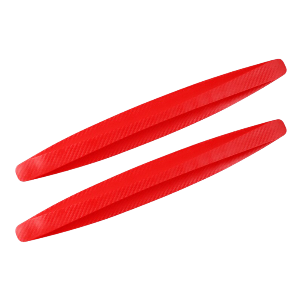 Lot de 2 protections pour pare-chocs de voiture -Rouge/ - Ozerty